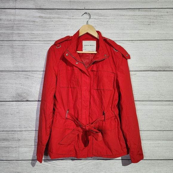 Zara Jackets & Blazers - Zara Red Women's Jacket, Size L